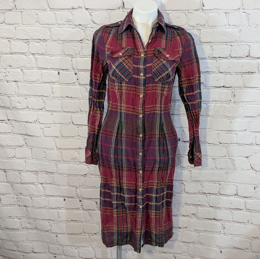 Ralph Lauren Plaid Shirt Dress